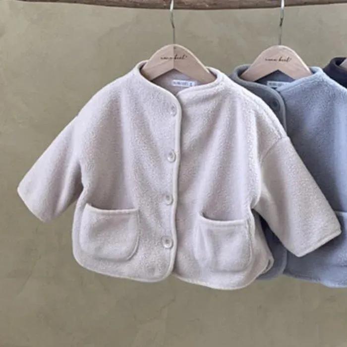 Button-Down Fleece Jacket