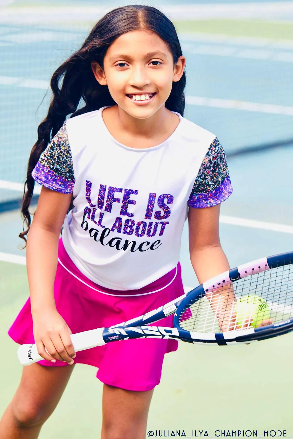 BUY 1 GET 4 FREE! Call Me Zoe Purple Glitter Quote T-Shirt - Kids