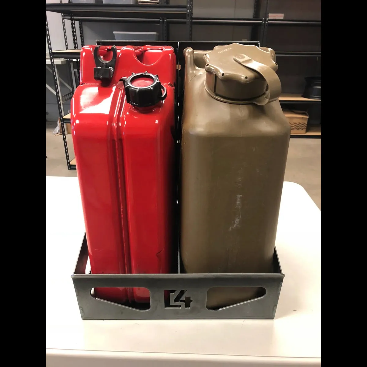 C4 Fabrication Dual Jerry Can Carrier