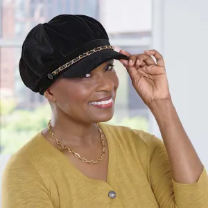 Cabbie Hat with Chain