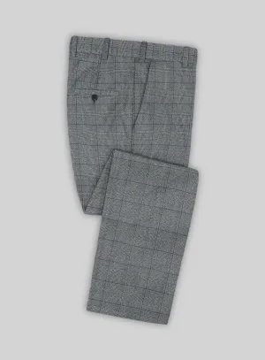 Caccioppoli Alnar Glen Gray Wool Pants