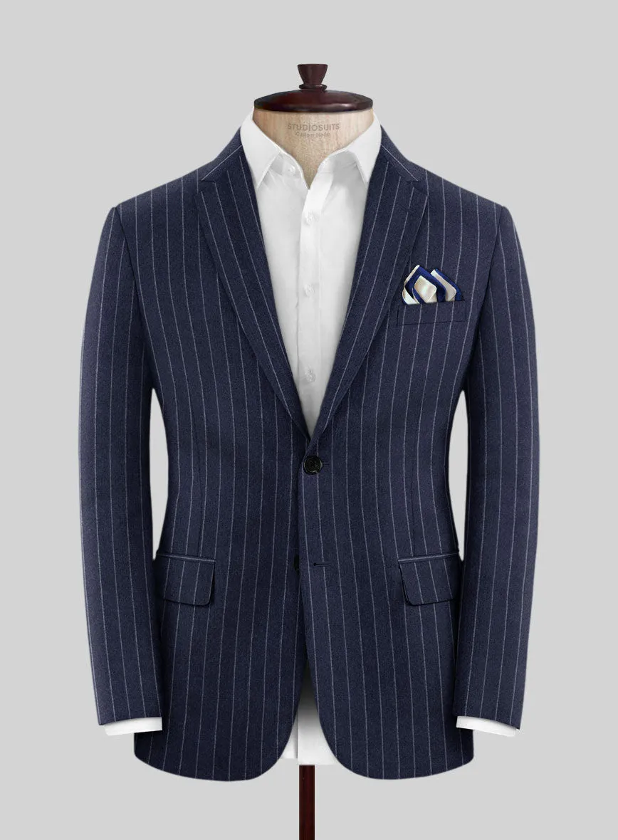 Caccioppoli Reilla Blue Wool Jacket