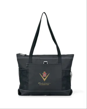Cadillac 1940s Nylon Denier durable zippered tote