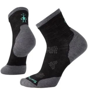 Calcetines Smartwool Run Cold Weather Mid Crew para mujer (negros)