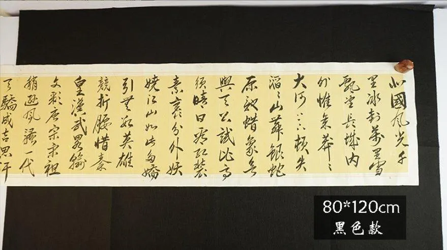 Calligraphy and painting with rice grid thickened wool felt calligraphy writing pad 80*120cm black
