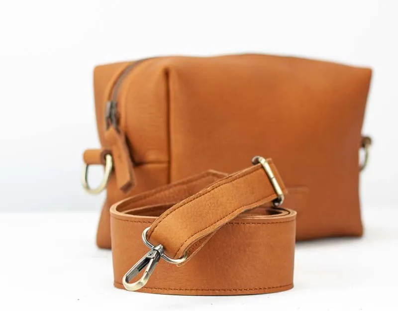Calliope bag - Copper brown leather