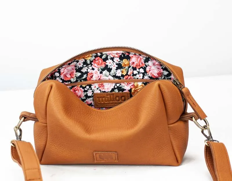 Calliope bag - Copper brown leather