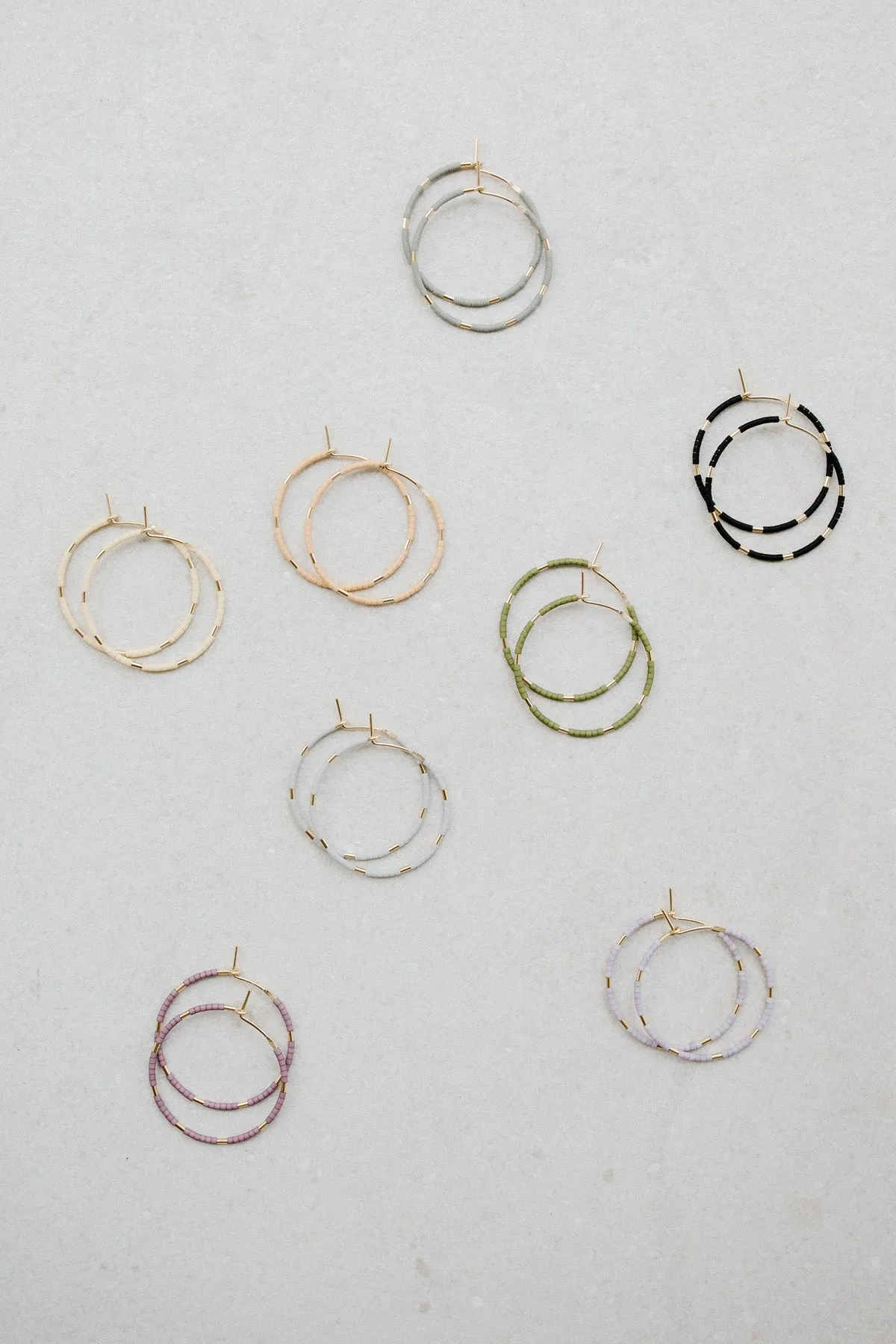 Callisto Earrings, Oyster