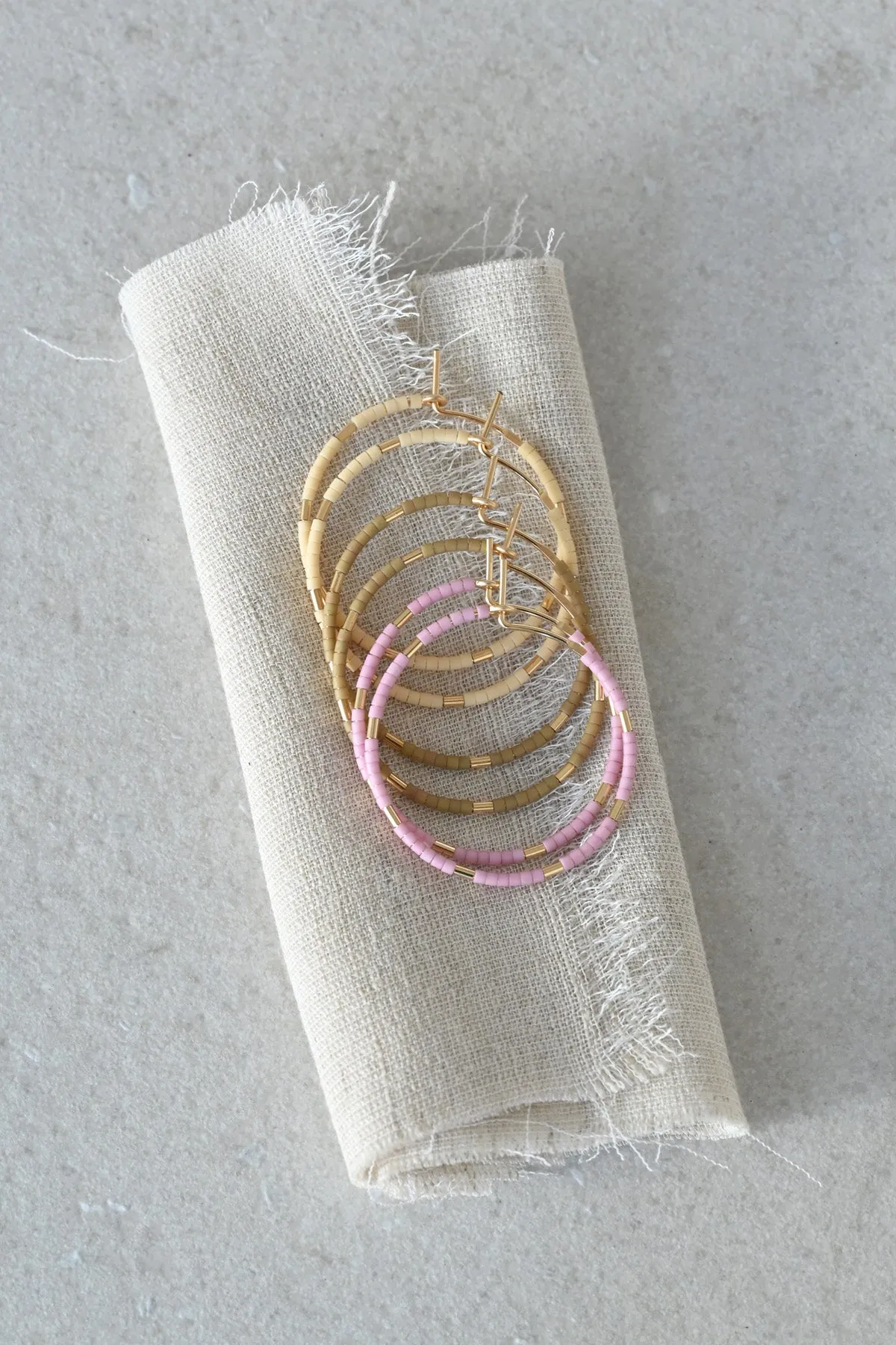 Callisto Earrings, Oyster