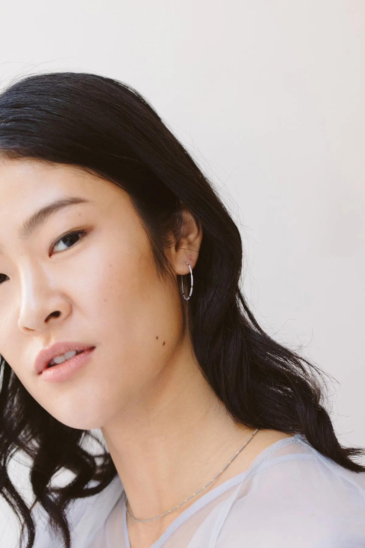 Callisto Earrings, Oyster