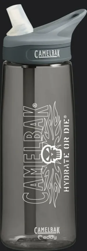 Camelbak Eddy Bottle .75L - HYDRATE OR DIE Charcoal