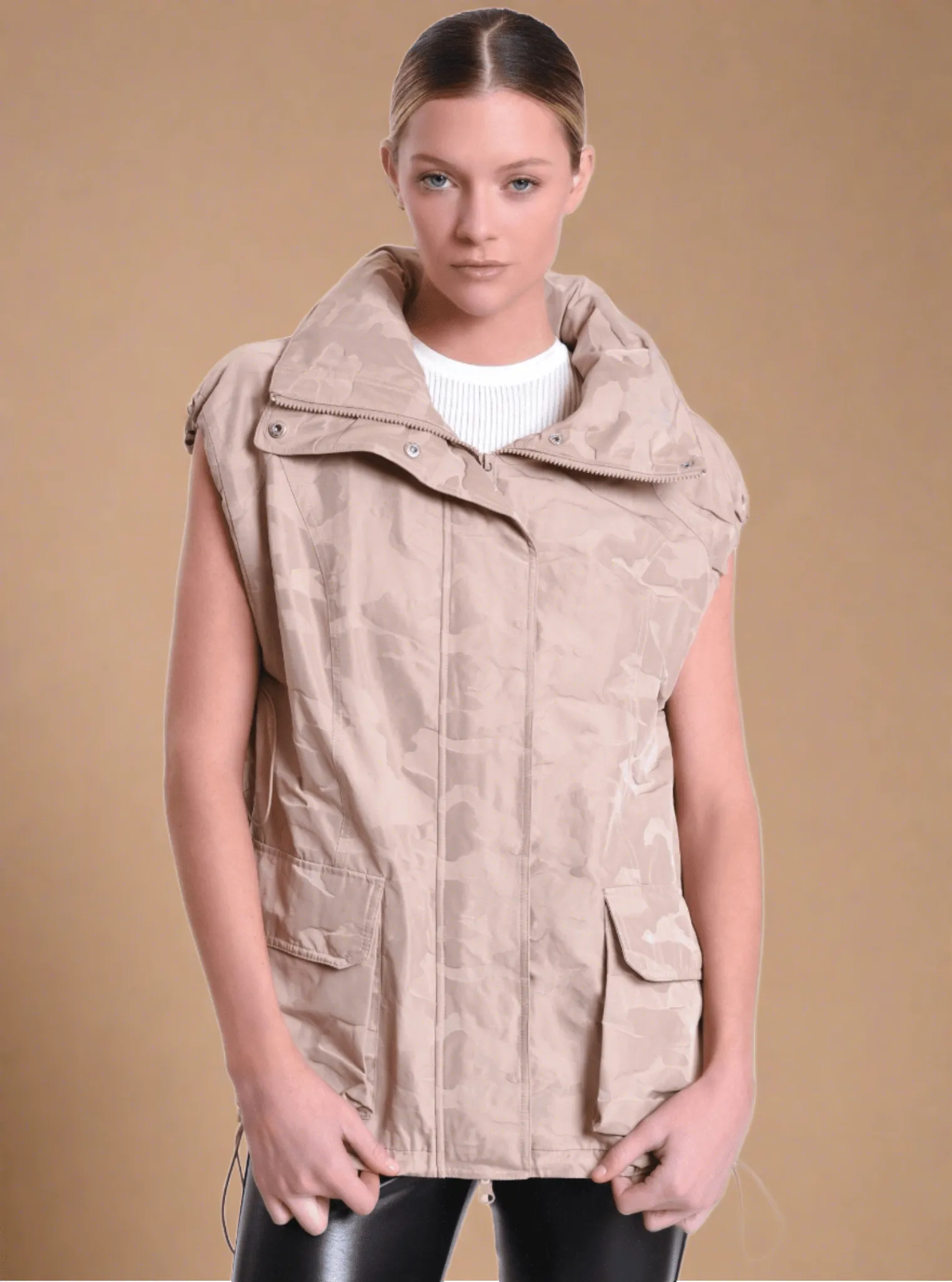 Camo Oversize Svetlana Vest