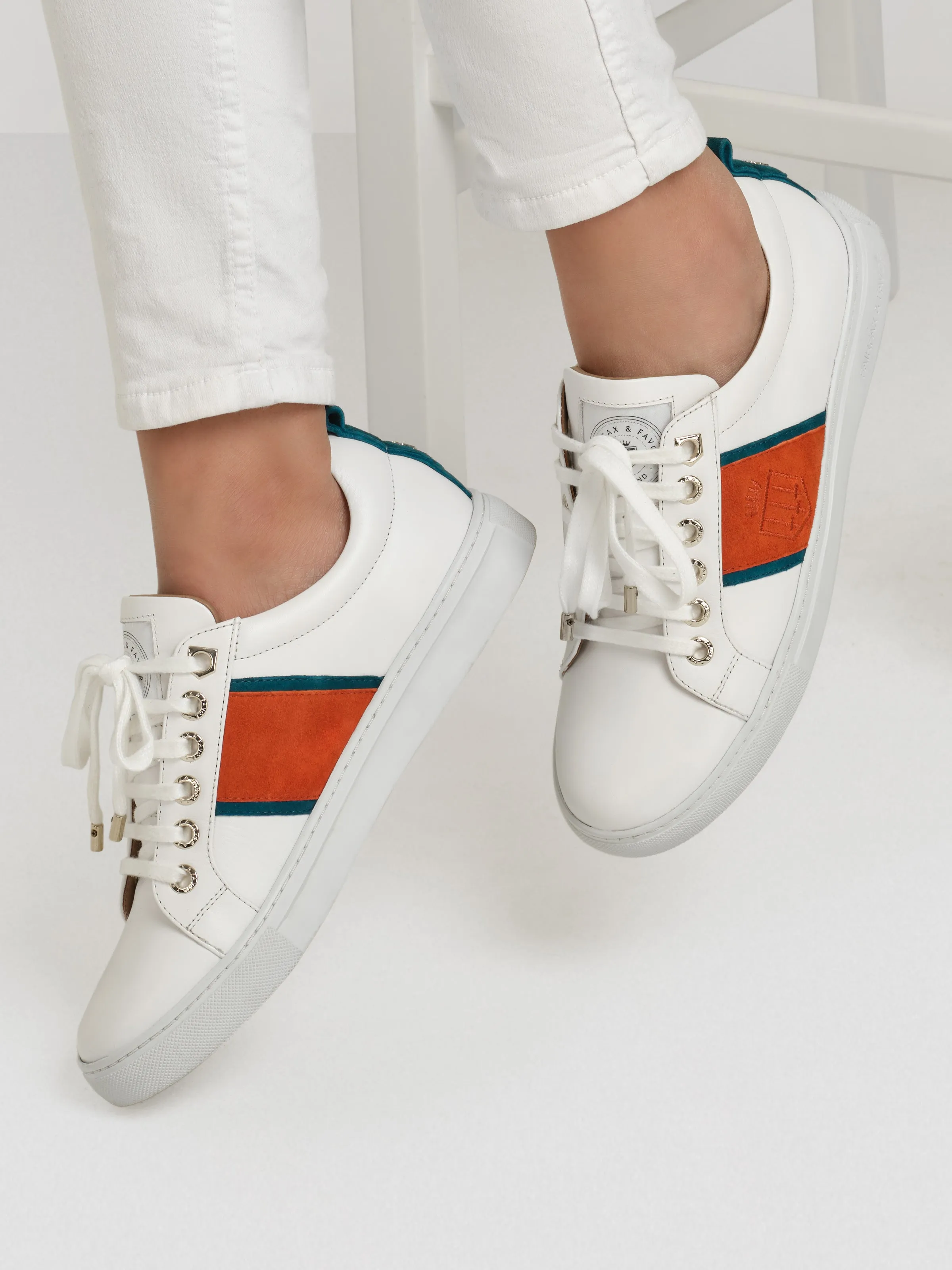 Cannes Trainer - Ocean & Sunset Orange