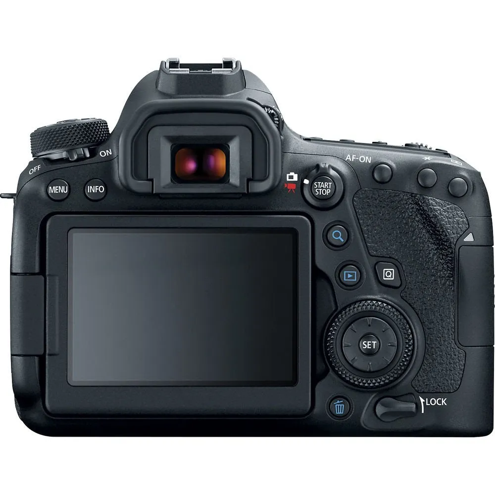 Canon EOS 6D Mark II DSLR Camera With 24mm f/2.8 STM Lens   Professional Battery Grip   UV Protection Filter   Flash Starter Bundle