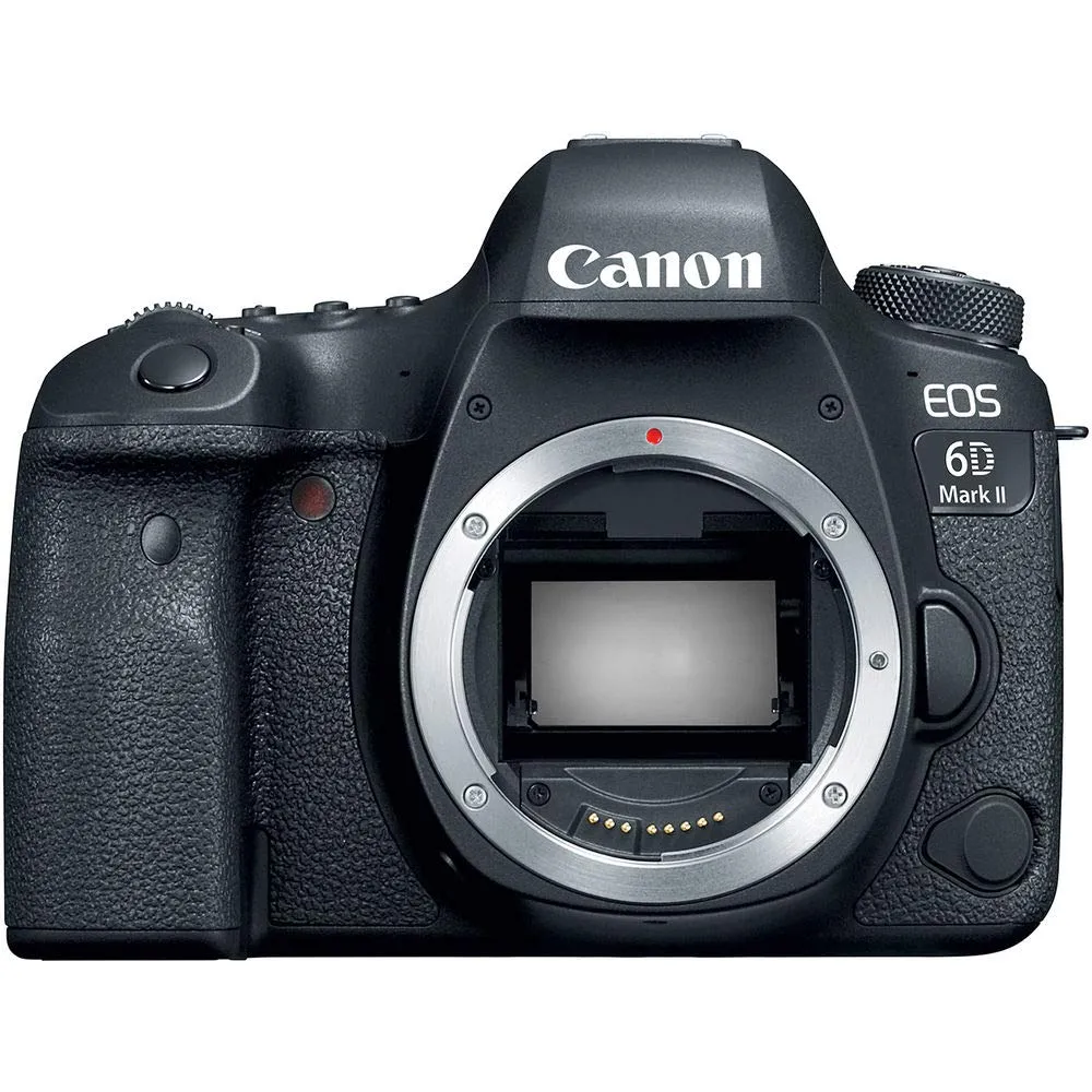 Canon EOS 6D Mark II DSLR Camera With 24mm f/2.8 STM Lens   Professional Battery Grip   UV Protection Filter   Flash Starter Bundle
