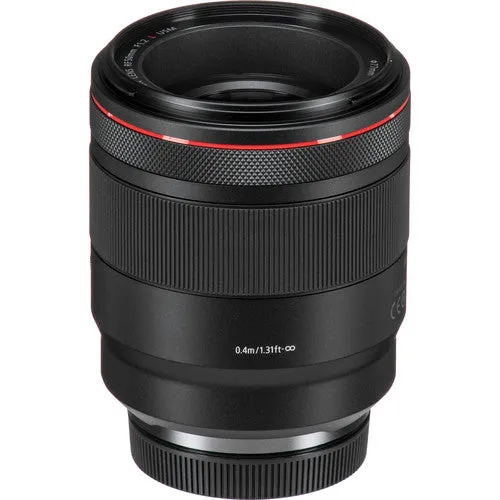 Canon RF 50mm USM Lens (Intl Model) with Monopod, Tripod, 32GB Memory Bundle