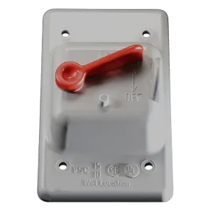 CANTEX  1-Gang Weatherproof Toggle Switch Cover