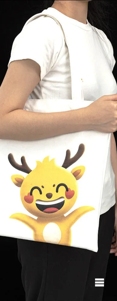 Canvas bag custom printed logo