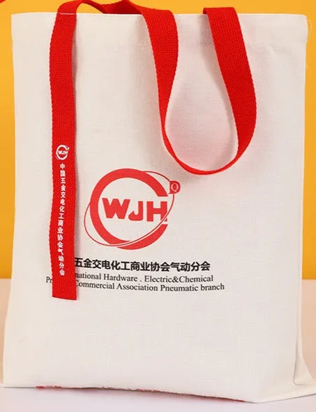 Canvas bag custom printed logo