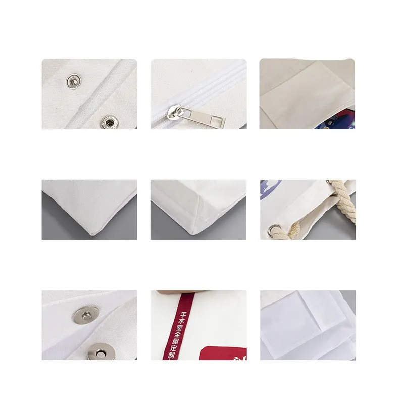 Canvas bag custom printed logo