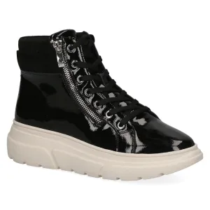 Caprice Womens Ankle Boot 25223 Black Naplak