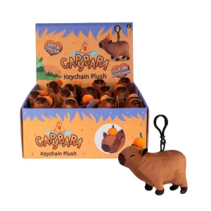 Capybara Plush Clip On Keyring