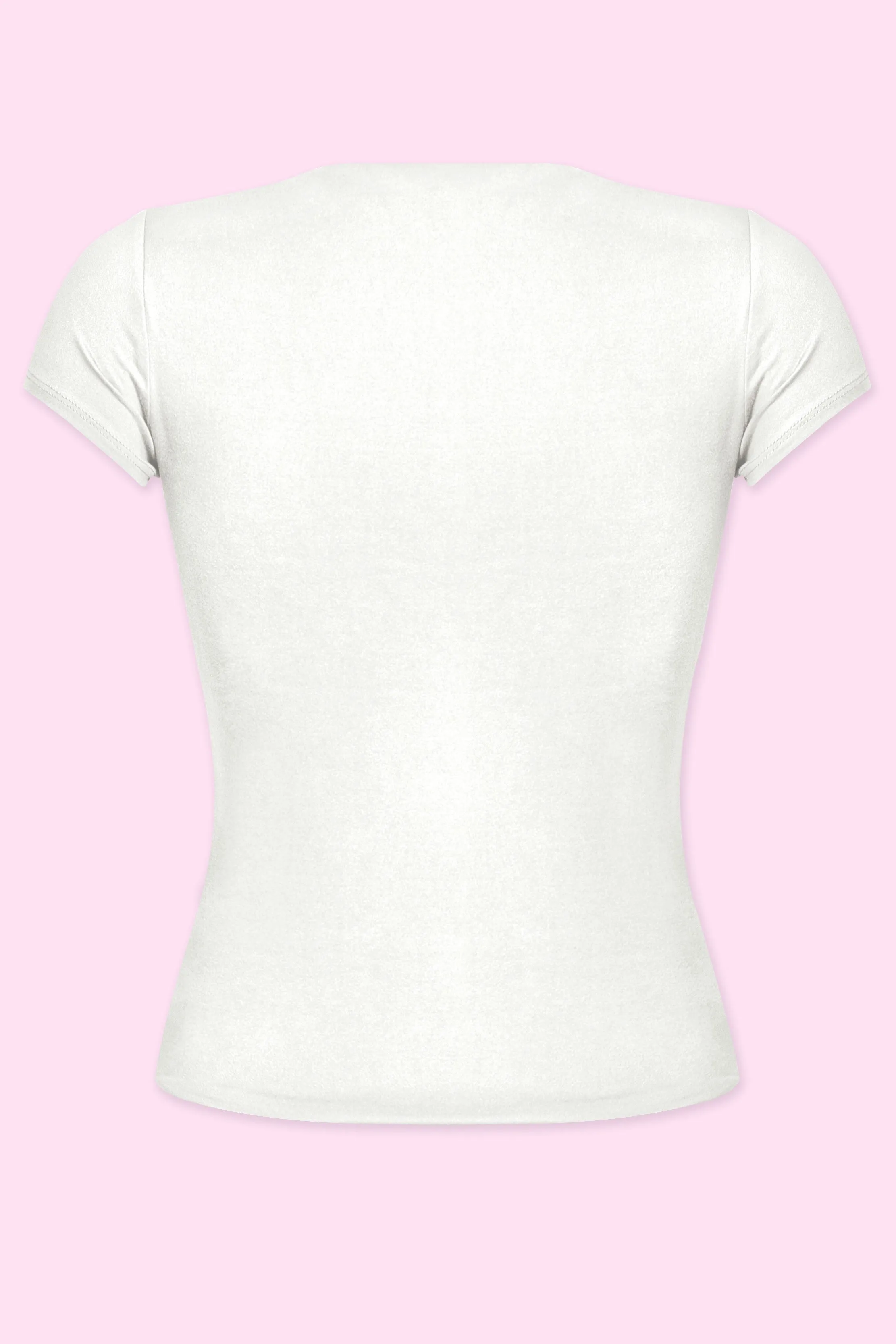 Cara Short Sleeve Top (Off White)