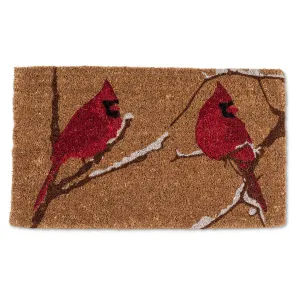 Cardinals on a Snowy Branch
