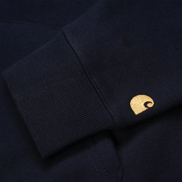 Carhartt WIP Chase Zip Neck Dark Navy
