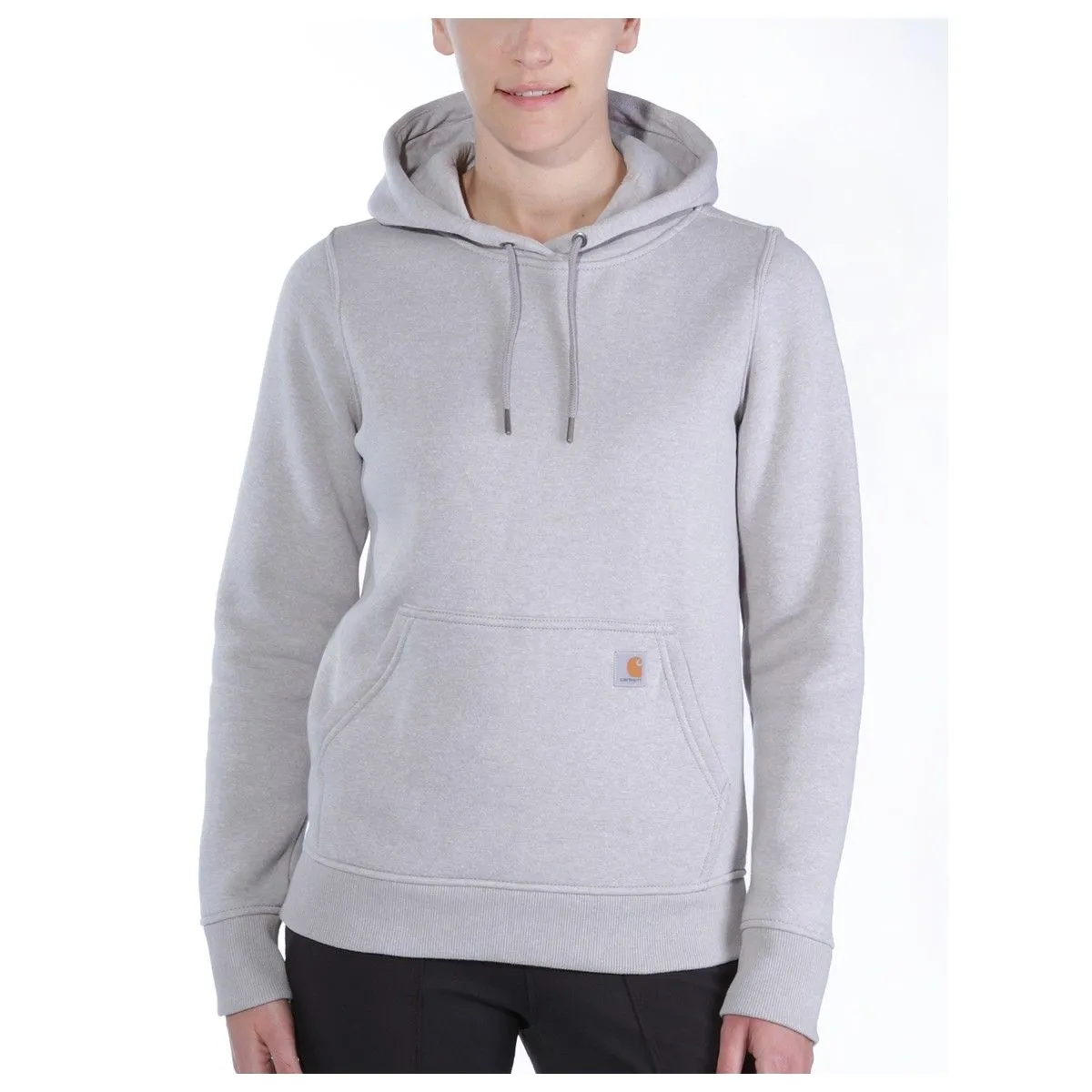 Carhartt&#x20;102790&#x20;Women&#x27;s&#x20;Clarksburg&#x20;Pullover&#x20;Sweatshirt&#x20;-&#x20;Asphalt&#x20;Heather
