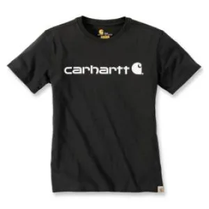 Carhartt&#x20;103592&#x20;Women&#x27;s&#x20;Logo&#x20;T-Shirt&#x20;s&#x2F;s&#x20;-&#x20;Black