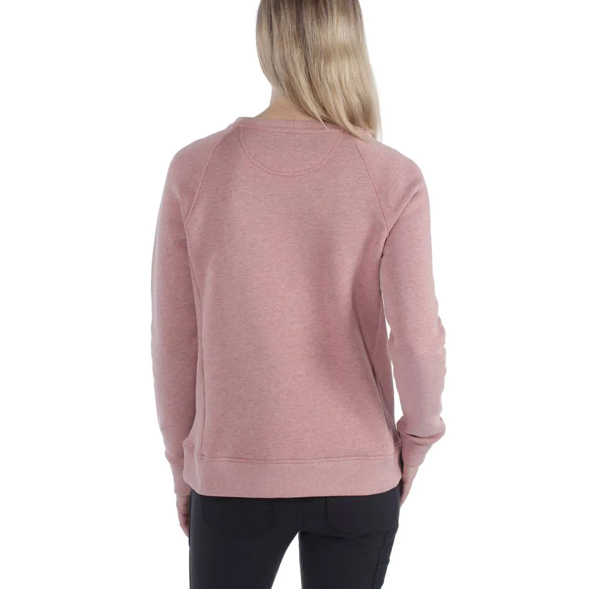 Carhartt&#x20;103926&#x20;Women&#x27;s&#x20;Clarksburg&#x20;Graphic&#x20;Crewneck&#x20;-&#x20;Burlwood&#x20;Heather