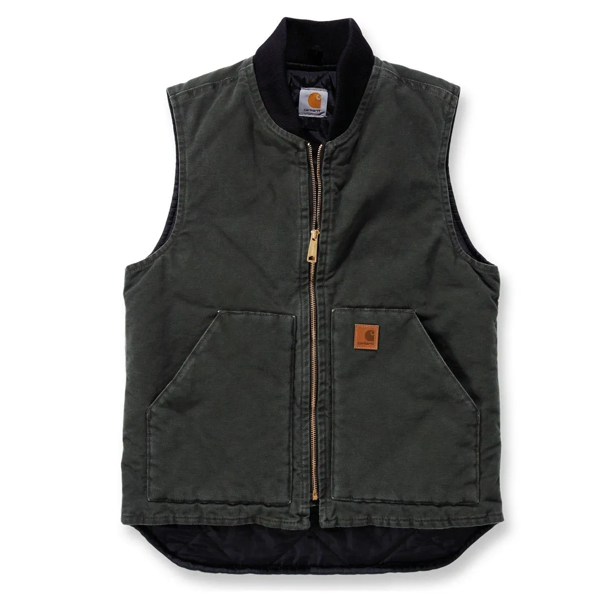 Carhartt&#x20;V02&#x20;Sandstone&#x20;Vest&#x20;Arctic&#x20;Quilt&#x20;Lined&#x20;-&#x20;Midnight