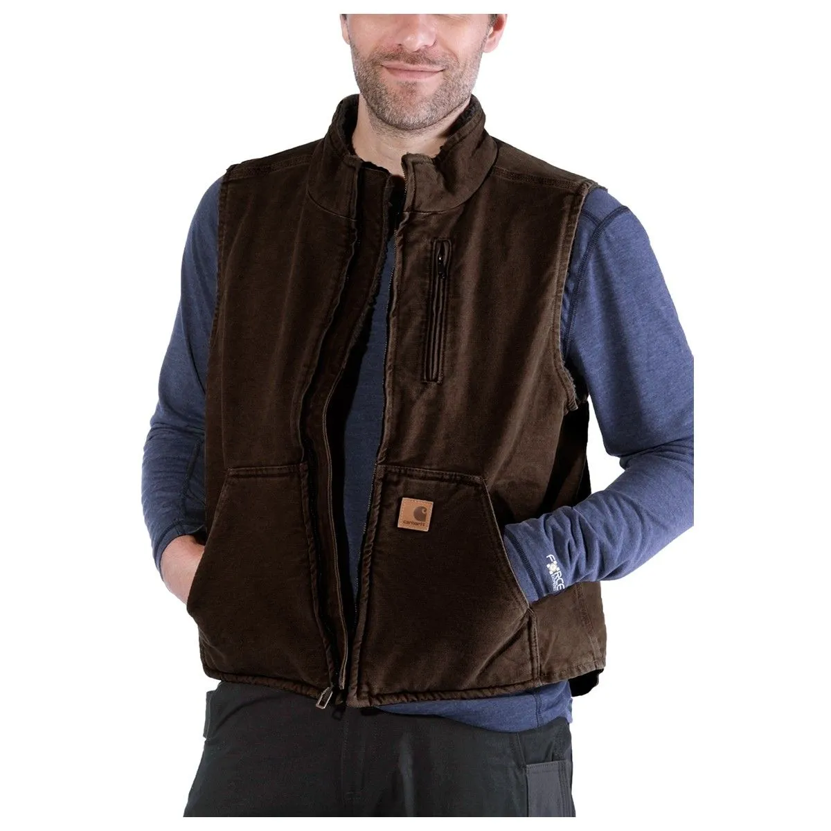Carhartt&#x20;V33&#x20;Sale&#x3A;&#x20;Mock&#x20;Neck&#x20;Vest&#x20;-&#x20;Gravel
