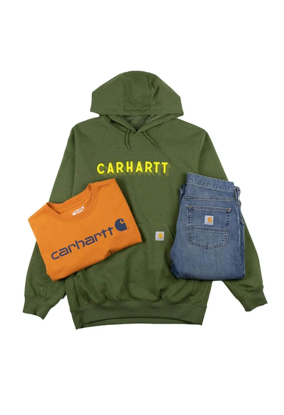Carhartt&#x20;Work&#x20;Hoodie&#x20;Rain&#x20;Defender&#x20;105944&#x20;-&#x20;Green