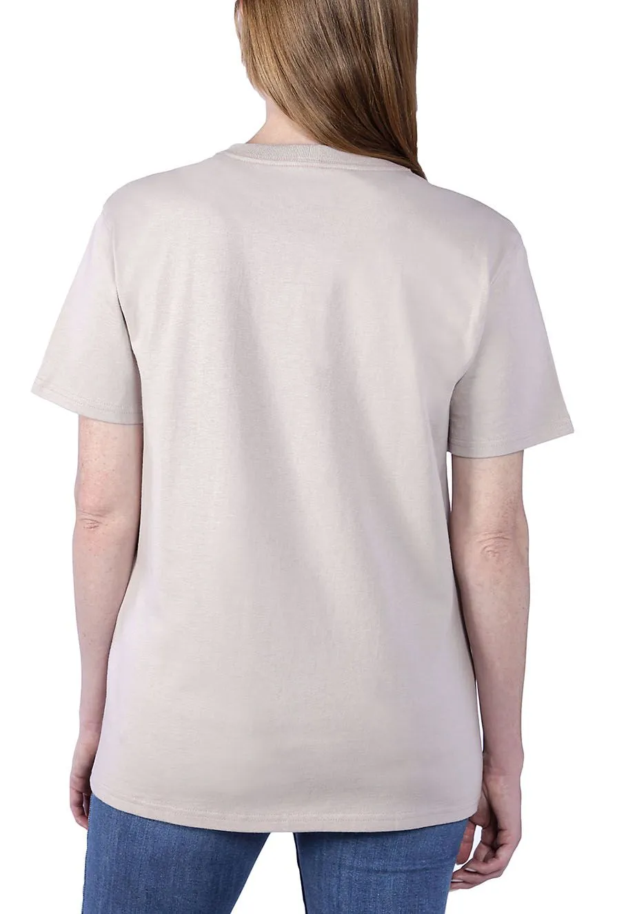 Carhartt&#x20;Work&#x20;T-shirt&#x20;Pocket&#x20;Women&#x20;103067&#x20;-&#x20;Mink