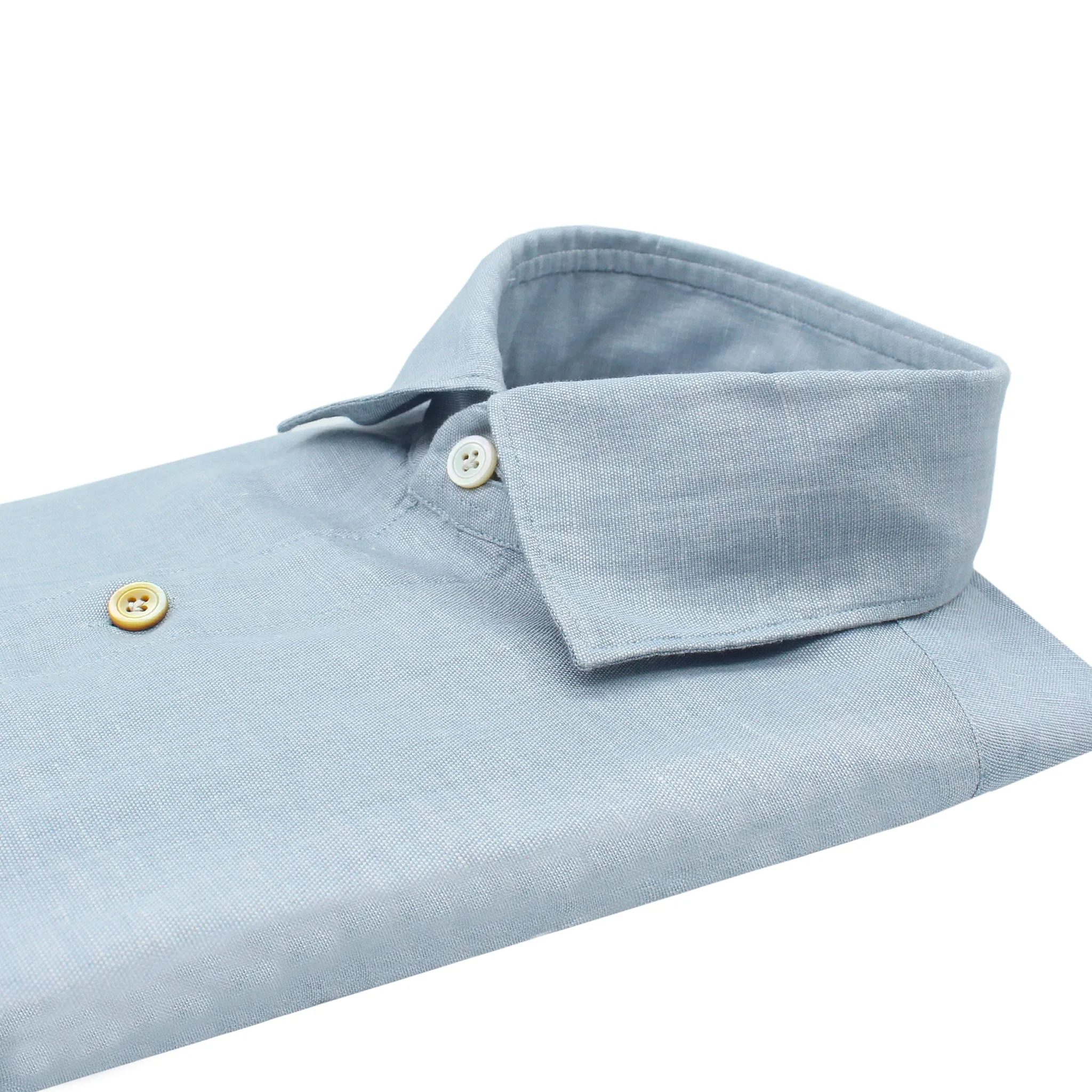 Carlo Riva linen and cotton Tokyo slim fit shirt
