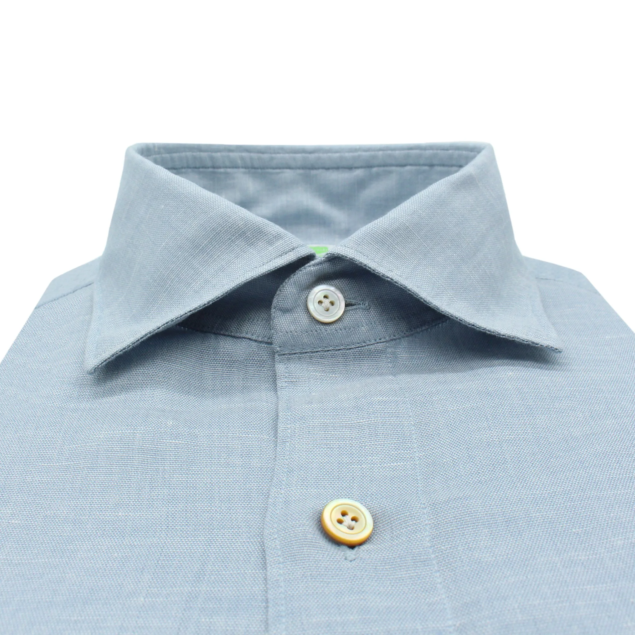 Carlo Riva linen and cotton Tokyo slim fit shirt