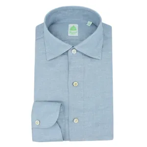 Carlo Riva linen and cotton Tokyo slim fit shirt