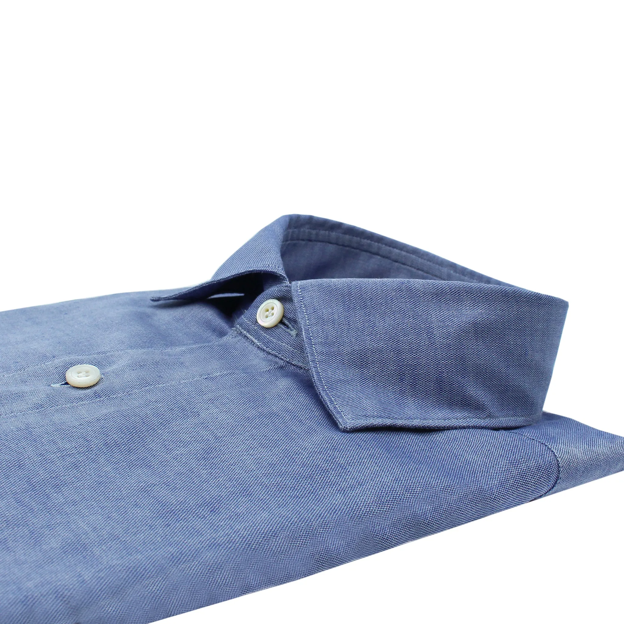 Carlo Riva linen and cotton Tokyo slim fit shirt