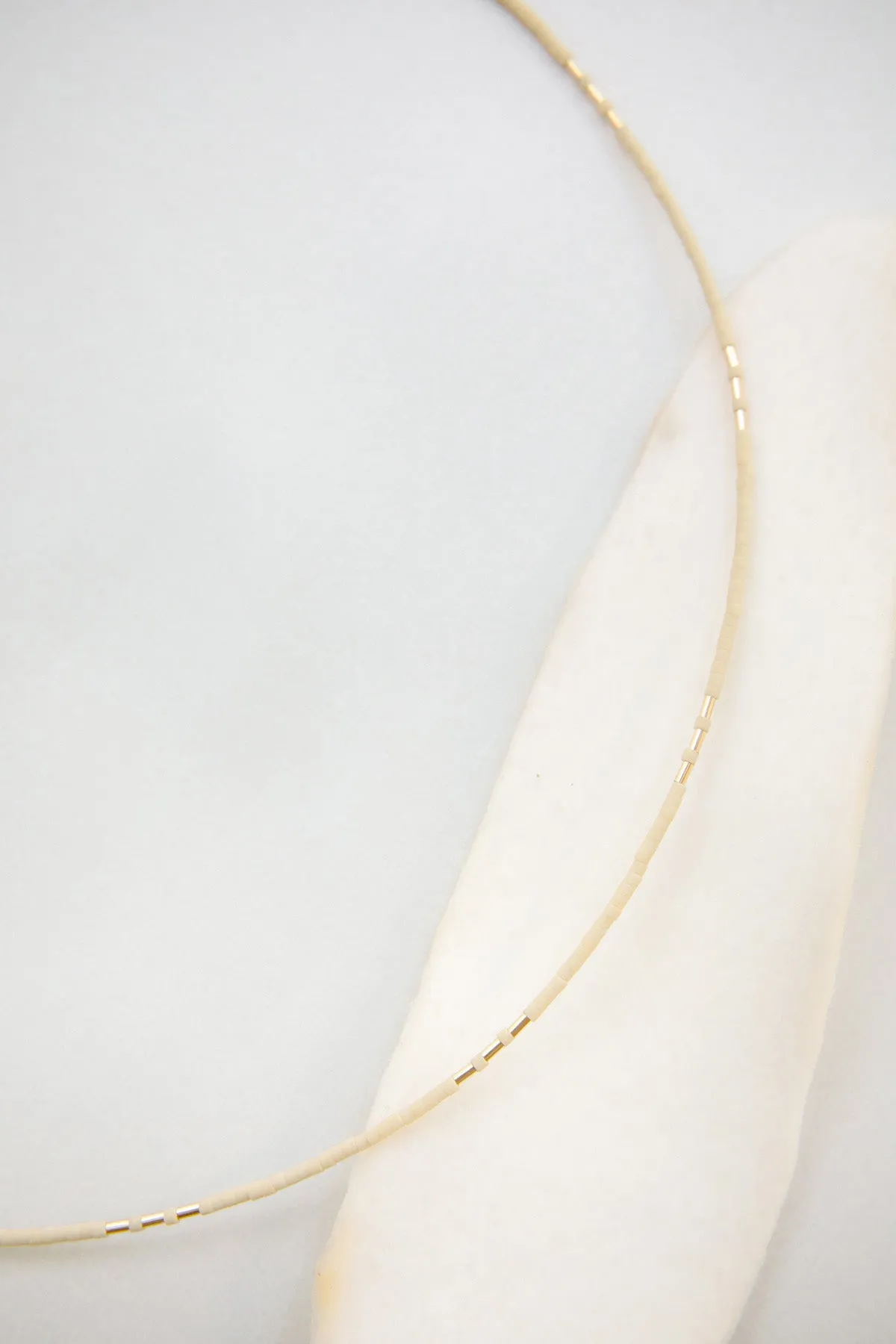 Carme Necklace, Oyster