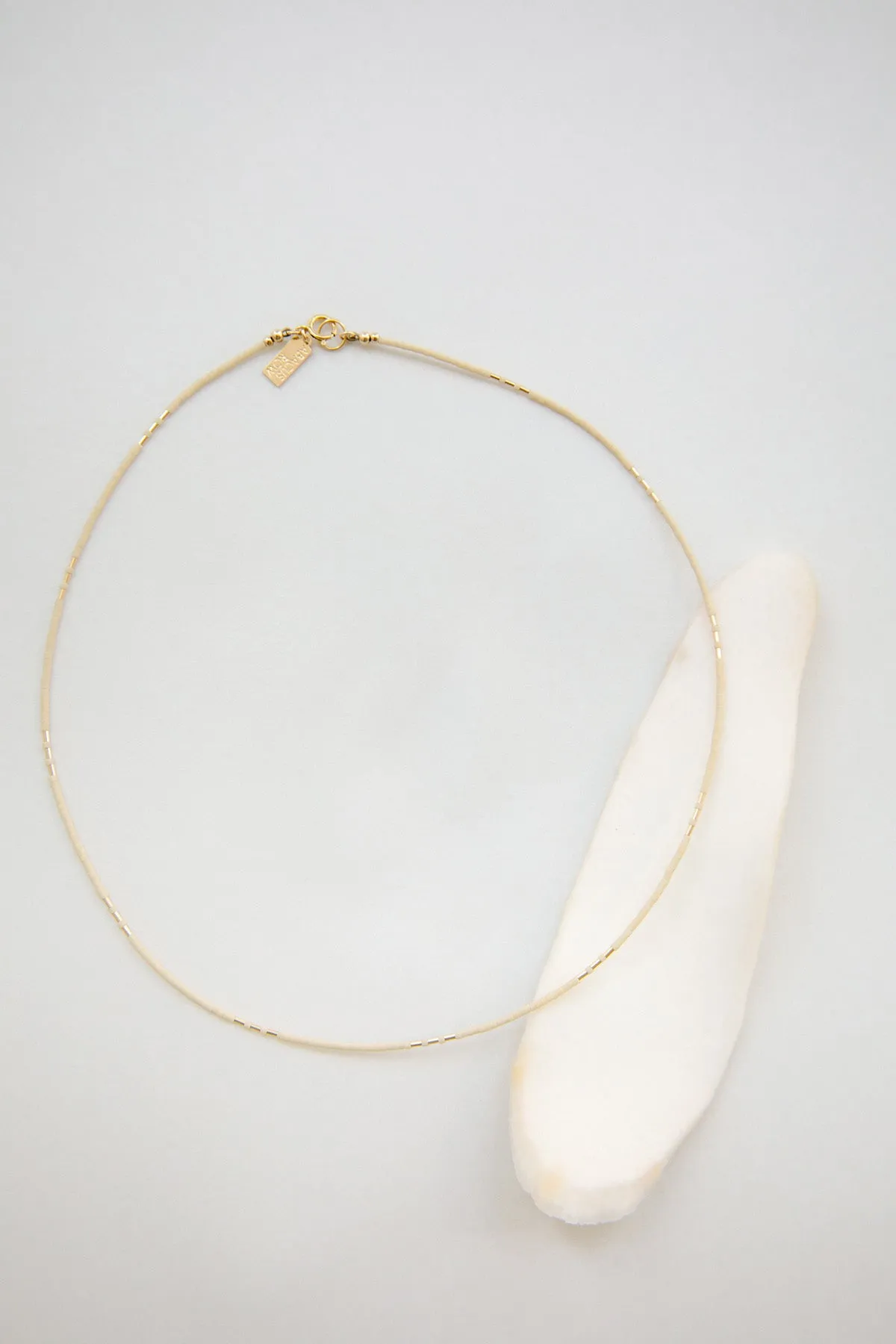 Carme Necklace, Oyster