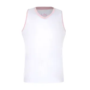 Carnival Lights White Tank Top