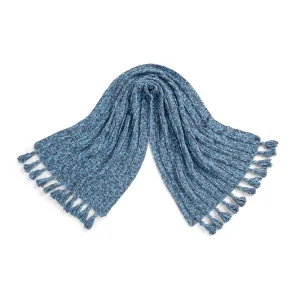 Caron Chain Ridge Crochet Shawl