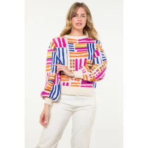 Carrie Pattern Knit THML Sweater