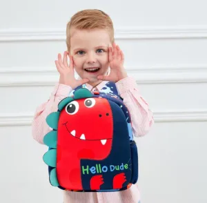 Cartoon Cute Children Kindergarten Dinosaur School Bag Kids Girl Boy