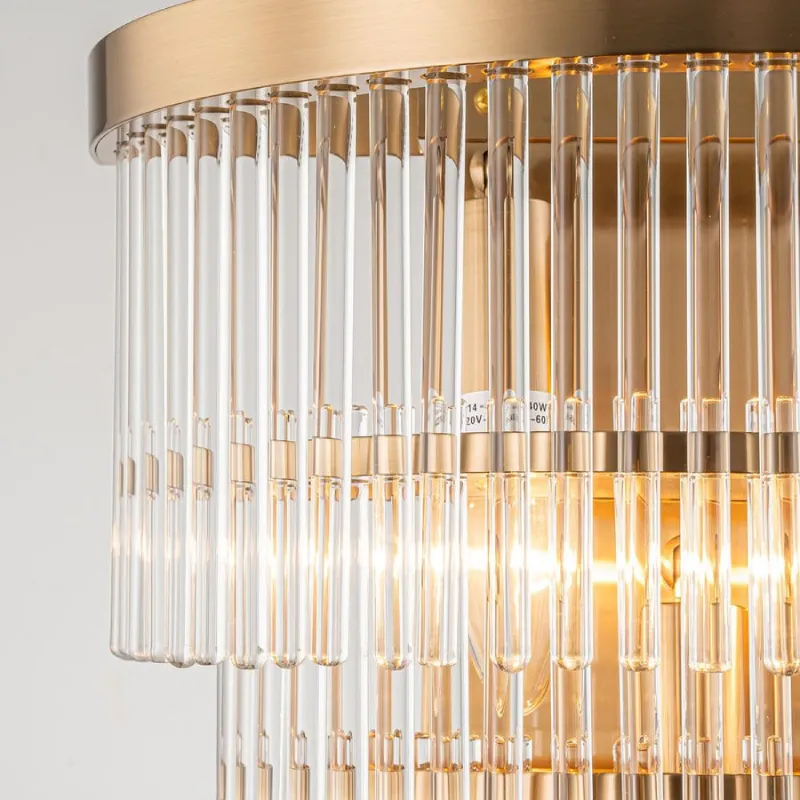 Cascading Cylinders Wall Light