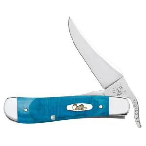 Case 25589 Sawcut Jig Caribbean Blue Bone RussLock Knife