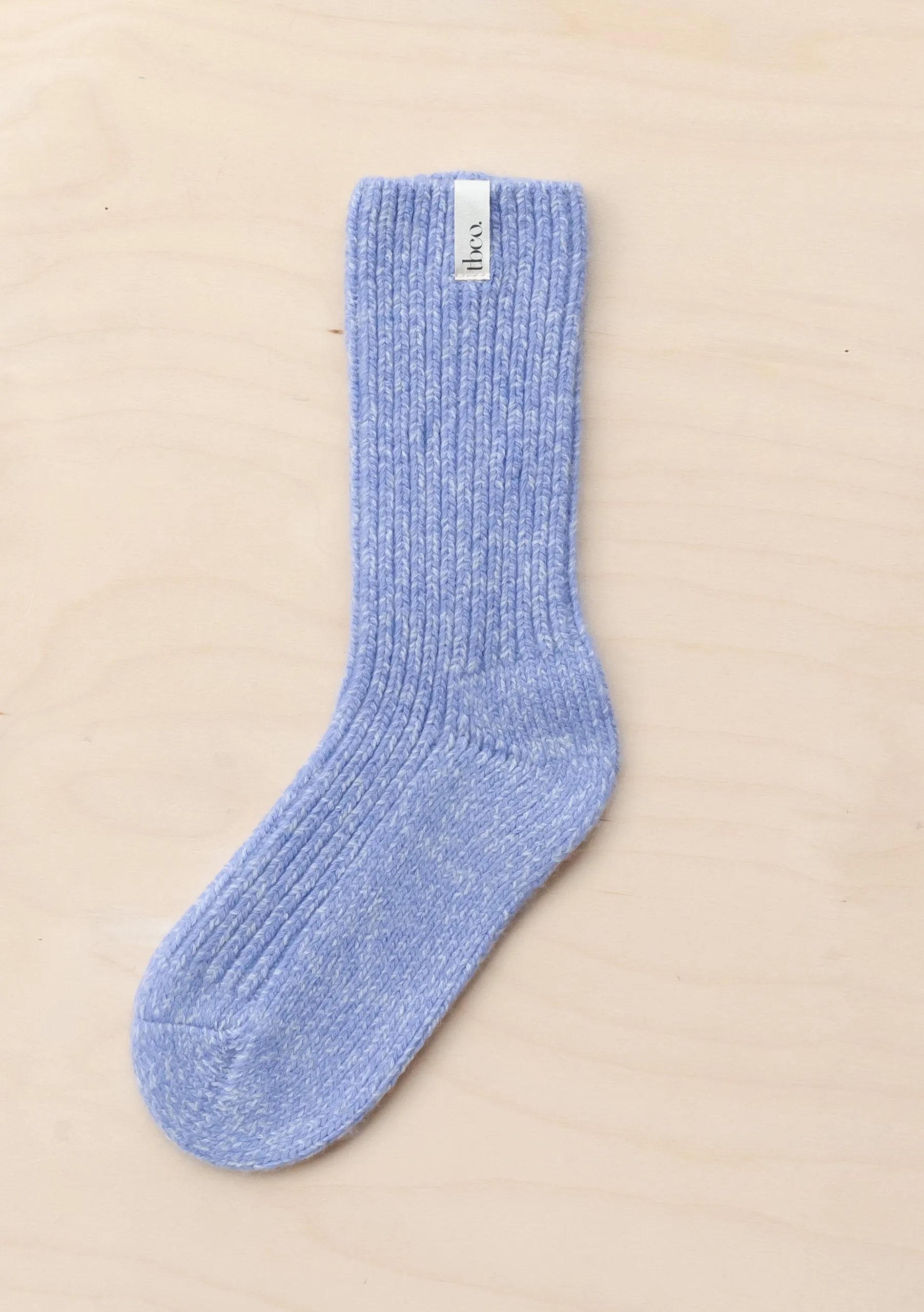 Cashmere & Merino Socks in Lilac Fleck