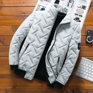 Casual Autumn Winter Jacket Men Bomber Jacket Thicken Men